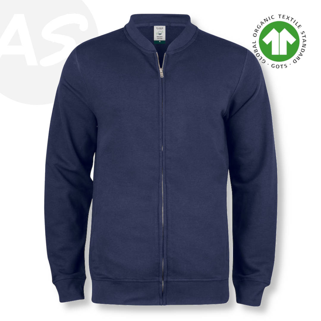 Agone Sport veste zippée homme personnalisable en coton bio