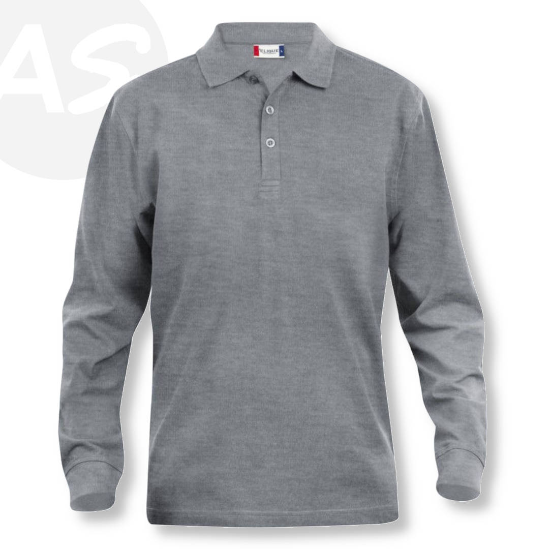 Agone Sport polo à manches longues homme personnalisé